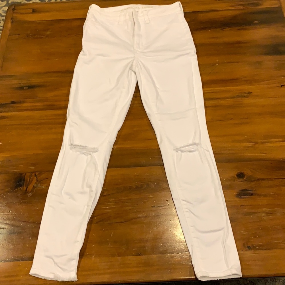 White Distressed jeans